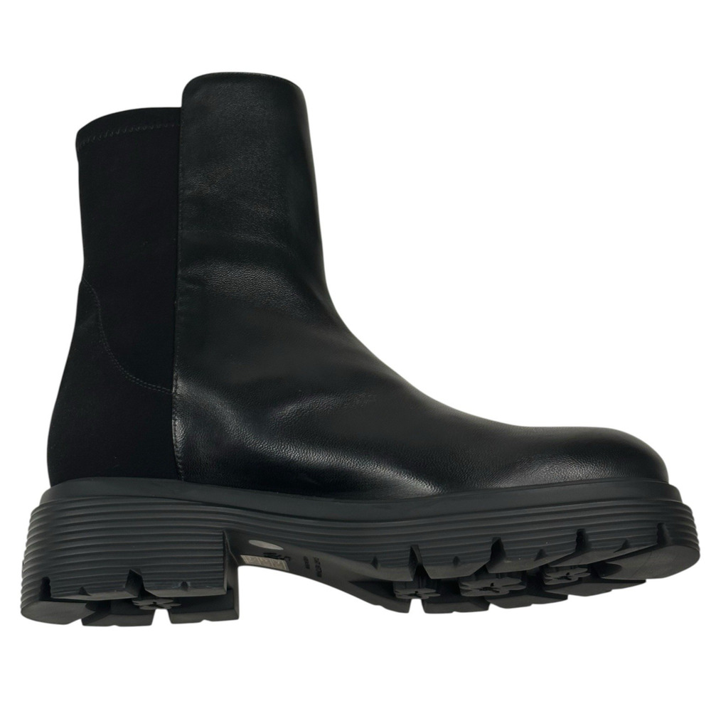Stuart Weitzman 5050 Hudson Lite Bootie Black Leather Womens Size 7.5B New $595 - Picture 5 of 12
